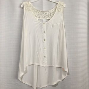 ✨CUTE LACE WHITE TANK TOP✨